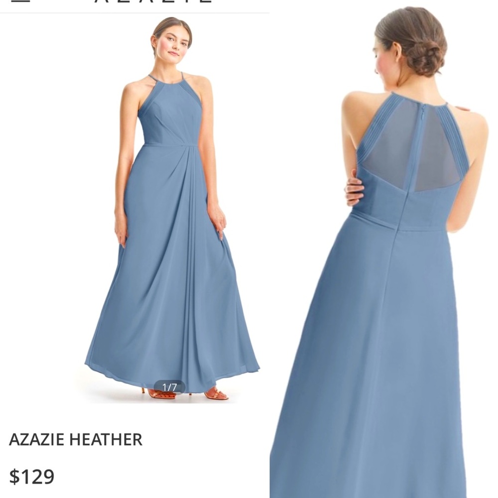 Dusty Blue Bridesmaid Dress